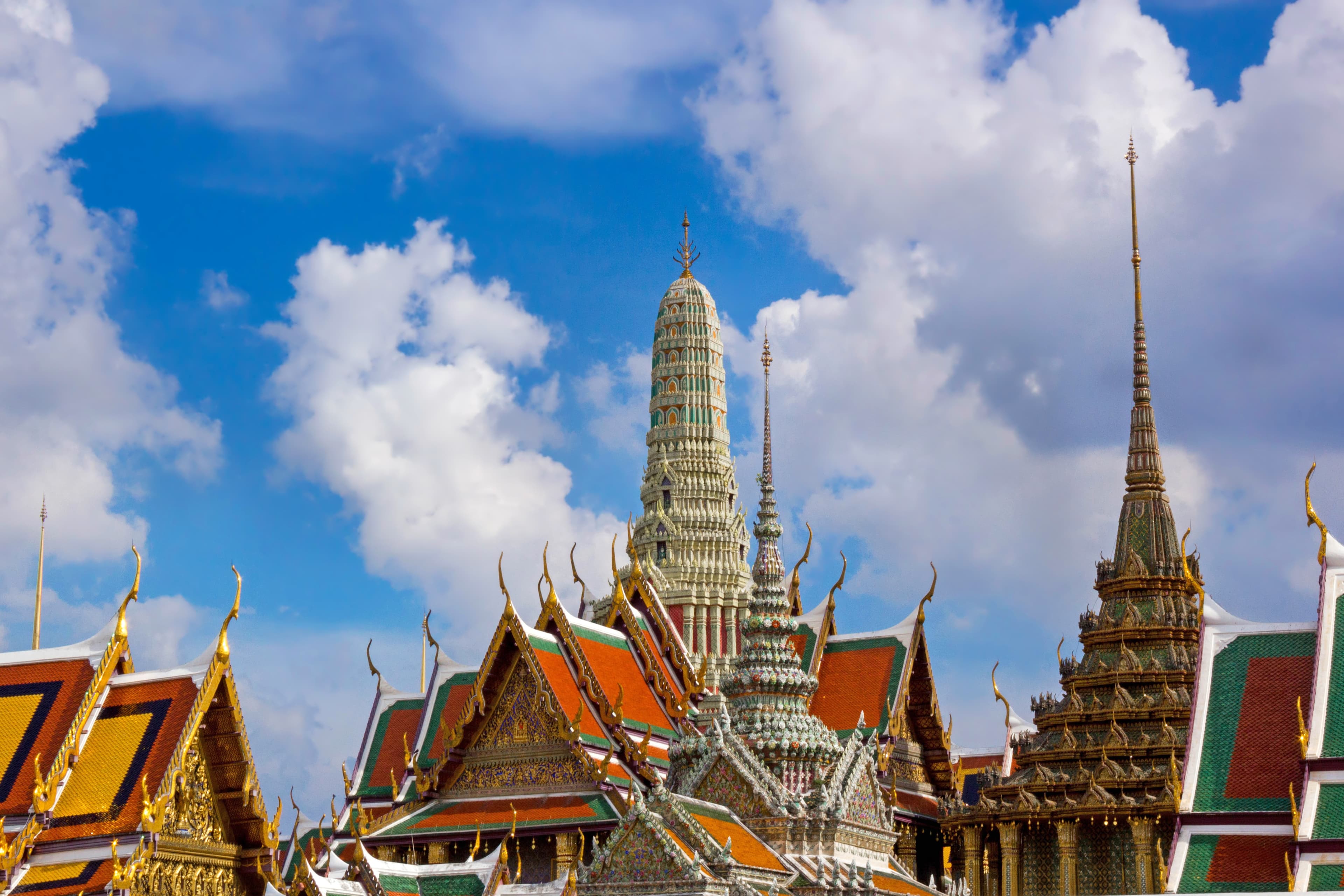 Bangkok city destination view