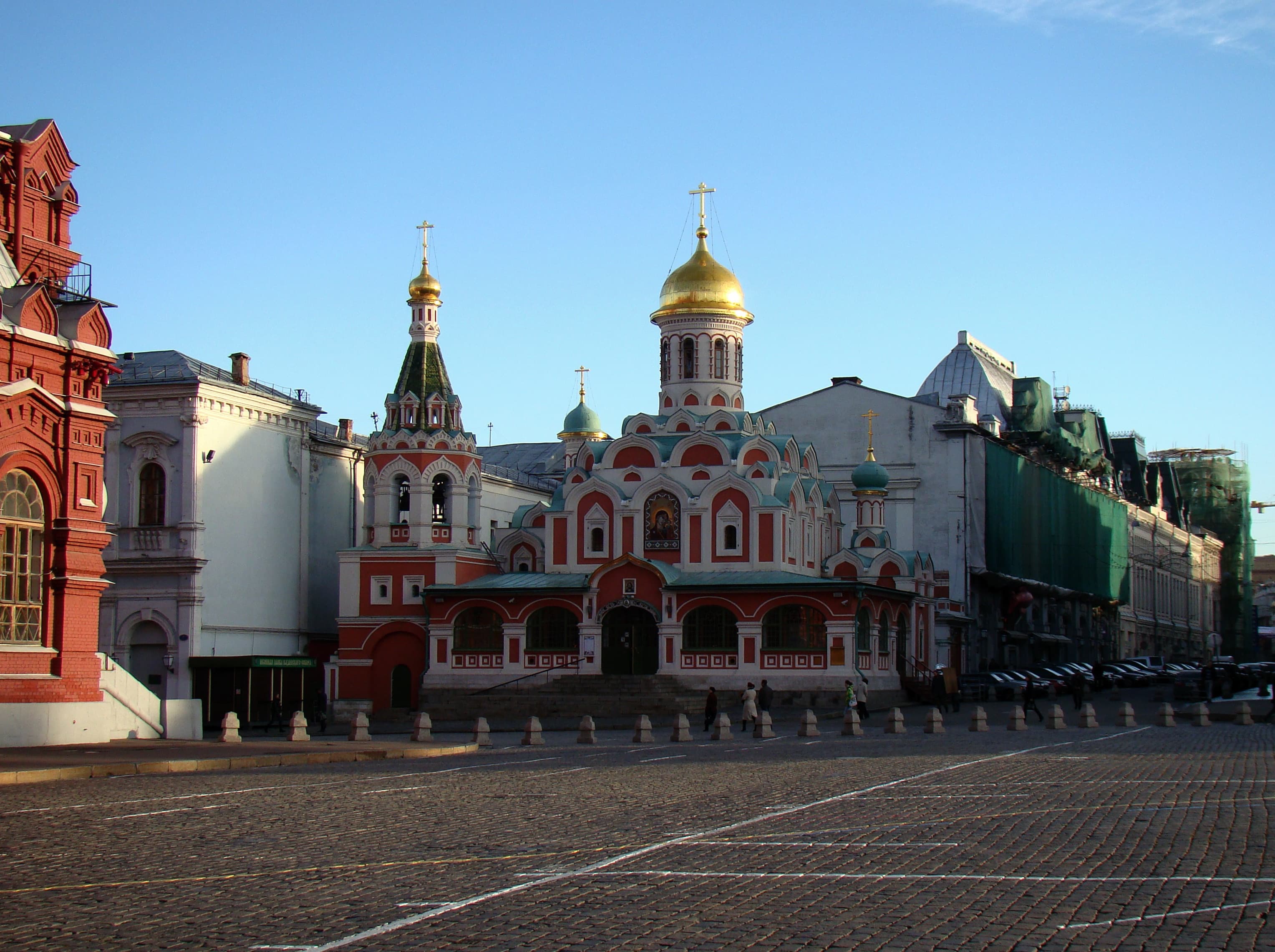 Kazan city view at sunset